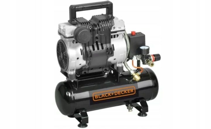 Компрессор безмасляный Black+Decker BD100/6-ST 6 l 8 бар, фото 1