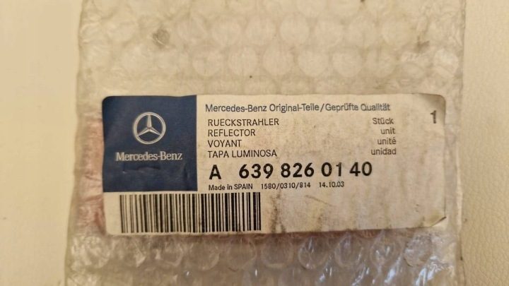 Катафот задний Mercedes-Benz OE A6398260140, фото 3