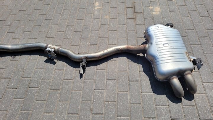 MERCEDES W254 X254 GLC 300de ГЛУШИТЕЛЬ В СБОРЕ A2544913200 A2134905905, фото 4