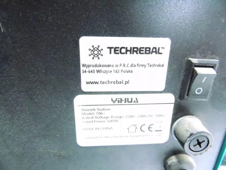 Станция паяльная Yihua 2w1 Hot-AIR T12 мощность 670 Вт maks. 480 °C, фото 10