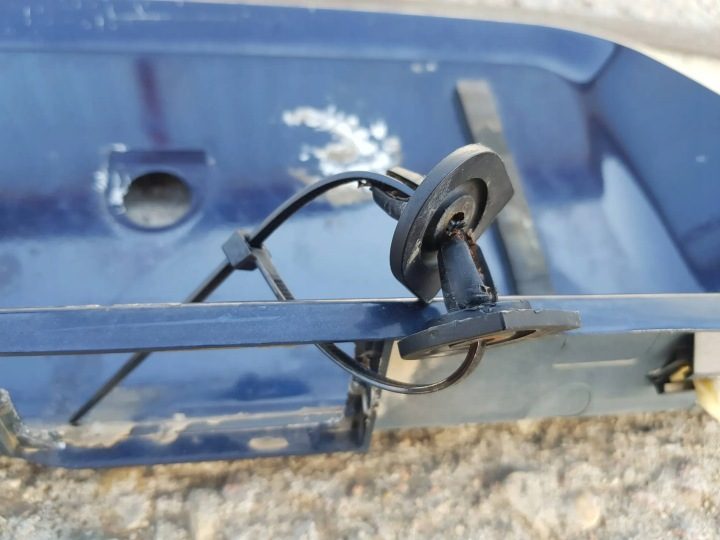 Накладка пластик молдинг крышки задний orientblau e38 дорестайлинг 8 150 379BMW 7 E38, фото 3
