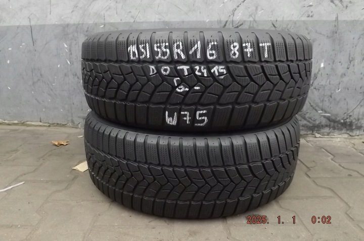 2× Шина зимняя Firestone Winterhawk 3 195/55R16 87 т сцепление на снегу (3PMSF), фото 4