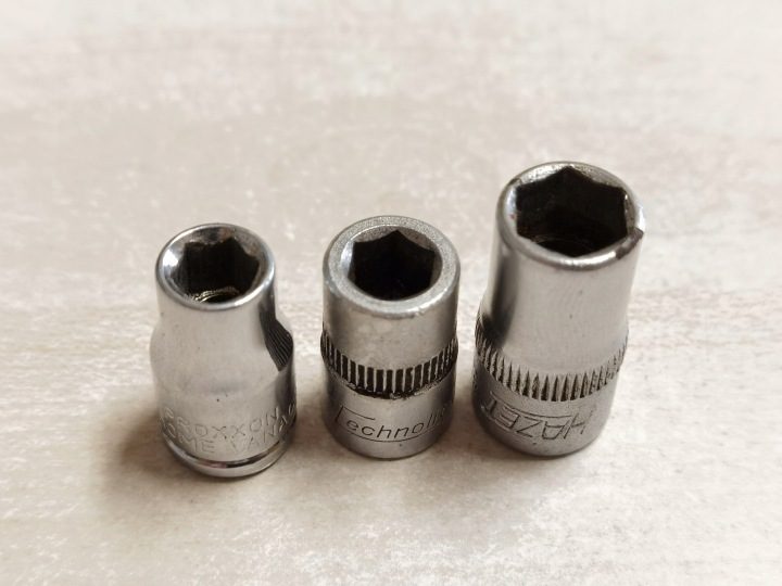 Набор головок 1/4" 6-kątnych 6,7,8 мм, фото 1