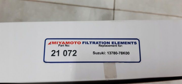 SUZUKI ВОЗДУШНЫЙ ФИЛЬТР 13780-78K00 ! ! !, фото 3