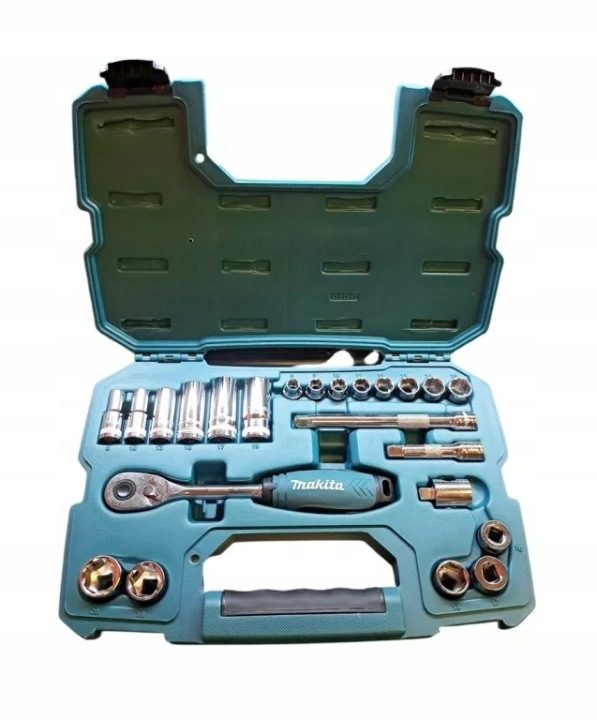 Makita набор головок 3/8" с трещоткой 23-elementowy B-65573, фото 3