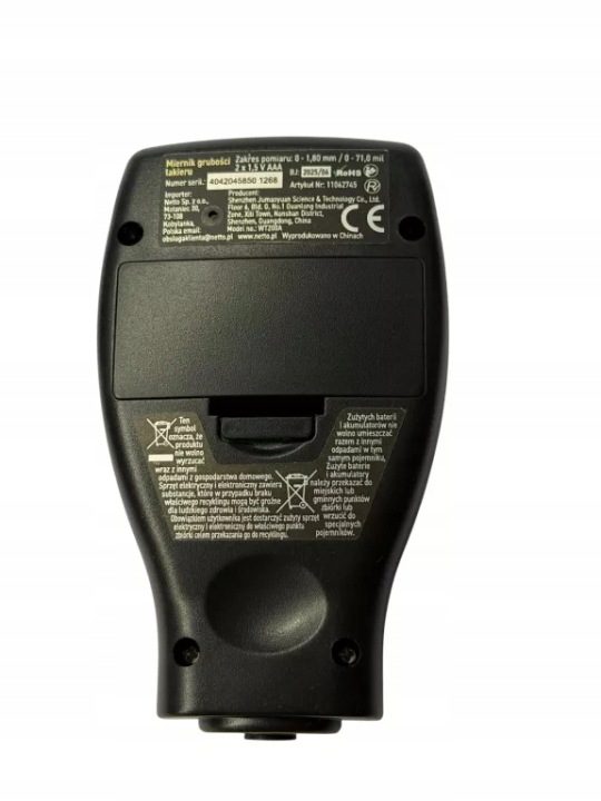 Techliner WT200A Измеритель толщины краски EAN: 5901529122707, фото 3