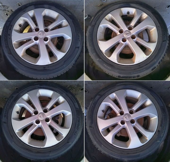 Литые диски 16 Świeże Шины Hankook 4S 22 г. Dacia Lodgy Dokker, фото 1