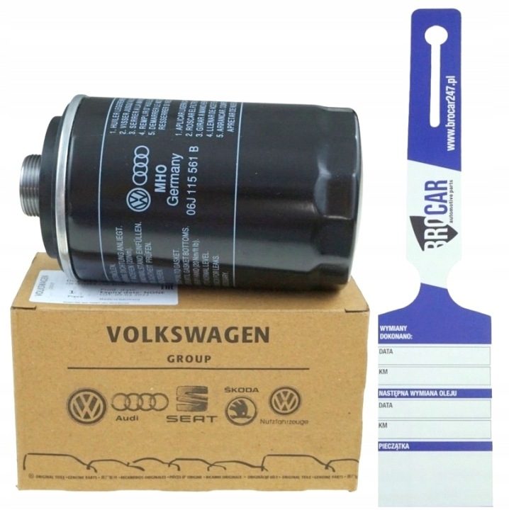 Фильтр масляный VW Skoda Seat Audi 06J115403Q, фото 8