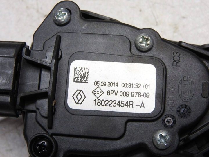 Педаль газа RENAULT CAPTUR (J5_) 180223454R 31009753 0.9L бензин 2014, фото 5