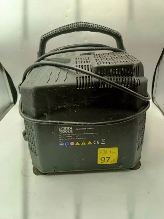 Компрессор безмасляный Meec Tools 013514 6 l 8 бар, фото 3