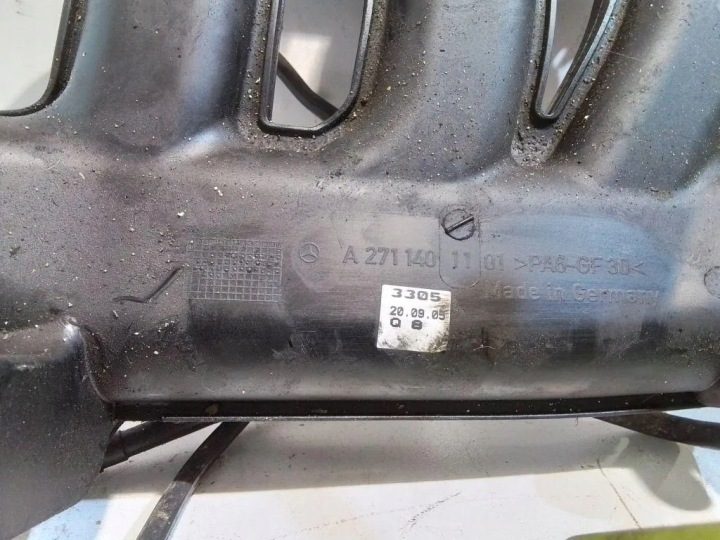 Впускной коллектор MERCEDES-BENZ C (W203) 2711401101 1.8L бензин 2004, фото 3