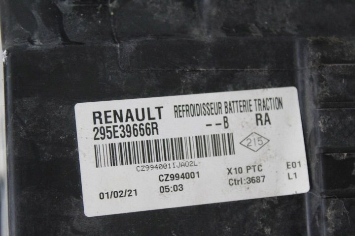 RENAULT ZOE I СИСТЕМА ОХЛАЖДЕНИЯ БАТАРЕИ 295E39666R, фото 7