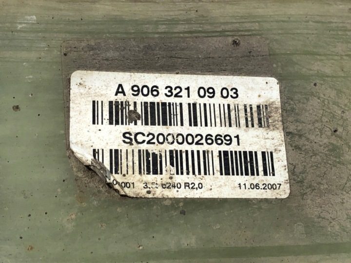Рессора передняя VW Carfter 30 35 A9063210903 2.5 163 л.с. щетка, фото 3
