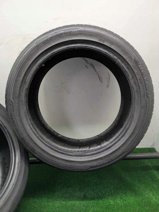 2× Шина летняя Dunlop SP SPORT BLURESPONSE 225/45R17 94 Вт защита диска, усилитель (XL), фото 5