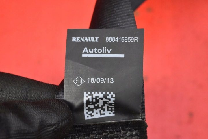 РЕМЕНЬ БЕЗОПАСНОСТИ ПРАВЫЙ ЗАДНИЙ 88416959R DACIA LOGAN 2 II 13-16, фото 13
