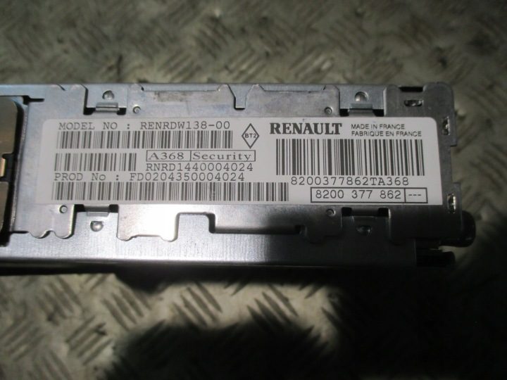 МАГНИТОЛА 8200377862 RENAULT MODUS 04-, фото 3