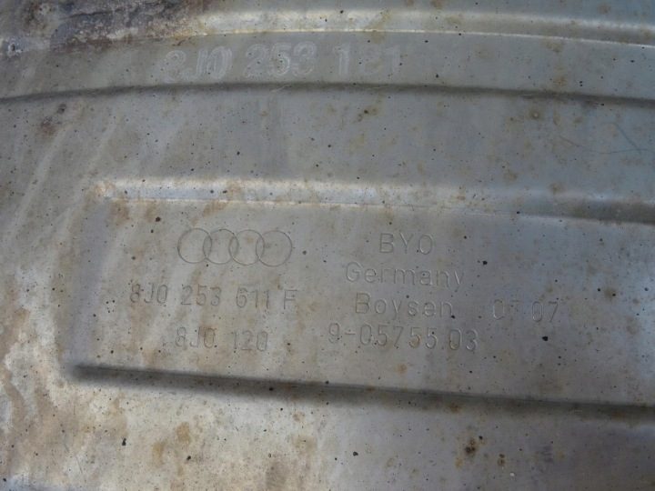 AUDI TT 8J R32 3.2 V6 06-14 ЗАДНИЙ ГЛУШИТЕЛЬ ВЫХЛОП 8J0253611F 1K0119K, фото 6