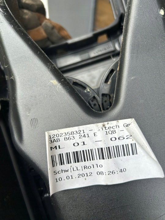 VW PASSAT B7 2.0TDI ЦЕНТРАЛЬНЫЙ ТОННЕЛЬ 3AB863241E 3AB863243, фото 5