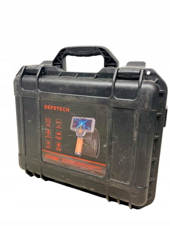Эндоскоп инспекционная камера двойная Depstech 5 дюймов IPS 1080P шланг 15m, фото 6