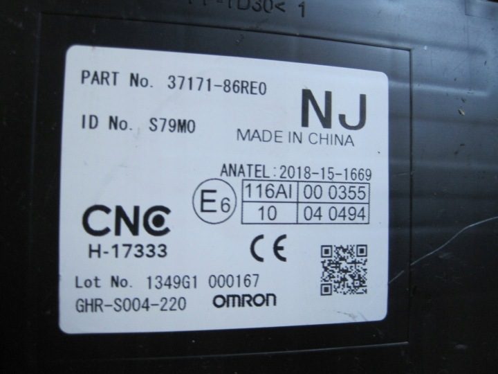 БЛОК УПРАВЛЕНИЯ KEYLESS SUZUKI VITARA III 37171-86RE0, фото 3
