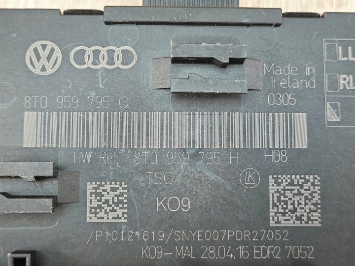 Блок управления двери задний Audi A5 8T 8T0959795Q 14 л.с.!, фото 3