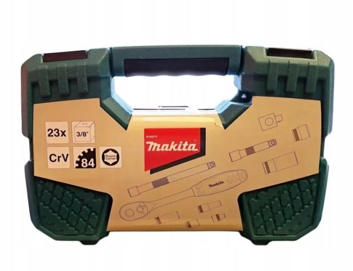 Makita набор головок 3/8" с трещоткой 23-elementowy B-65573, фото 2
