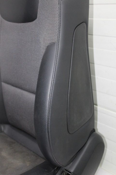 Mercedes C W204 сиденье левое Cubes Sport AMG до рестайлинга полукожа, фото 6