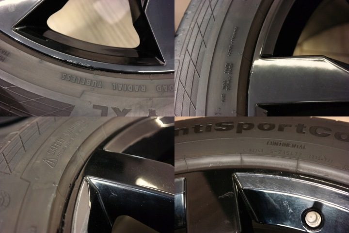 21'' VW Touareg 760 Черный Оригинал R-LINE Continental 285/40 ЛЕТО 5x112, фото 11