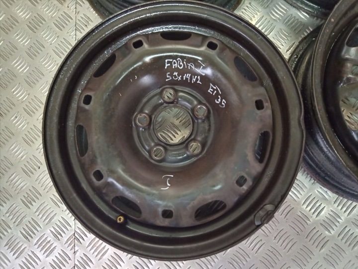 4× Штампованный диск Skoda OE 5.0" x 14" 5x112, фото 5