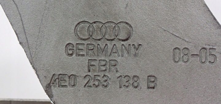 КРОНШТЕЙН ВЫХЛОПНОЙ ТРУБЫ AUDI A8 D3 6.0 4E0253138B, фото 5