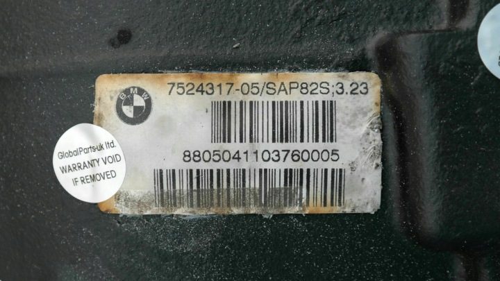 BMW E87 E90 118i 318i N46 323i Дифференциал Мост Задний 3.23 7524317, фото 9