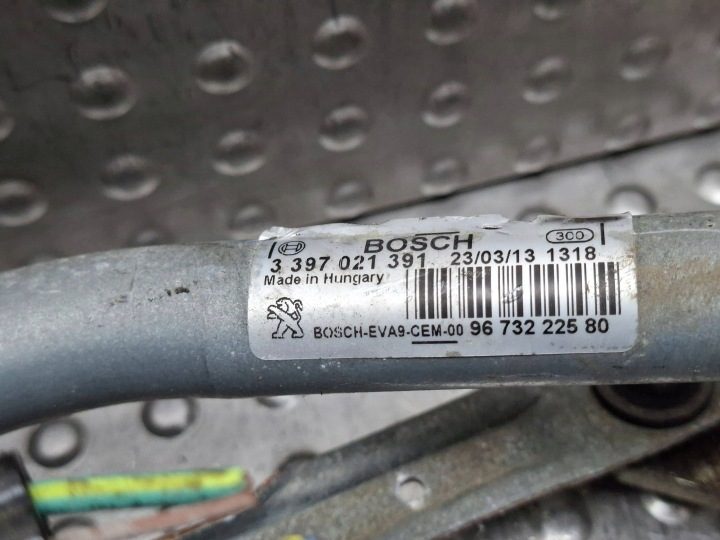 МЕХАНИЗМ МОТОРЧИК ДВОРНИКОВ ПЕРЕДНИЙ 9673222580 PEUGEOT 208 2012-2018, фото 5