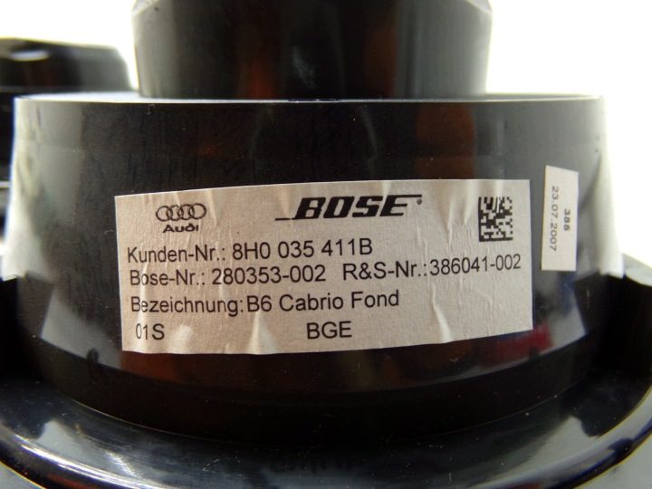 Динамик задний Bose Audi A3 8P A4 B7 8H0035411B, фото 3