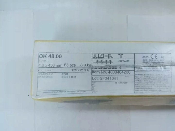 Elektrody zasadowe ESAB OK.48.00 5,0 x 450 1 кг, фото 2