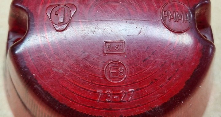 ГАЗ 69 51 63 ZIŁ ZUK NYSA WARSZAWA TARPAN СИРЕНА СТЕКЛО КРАСНОЕ СТОП-СИГНАЛА, фото 3