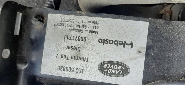 WEBASTO АВТОНОМНЫЙ ОТОПИТЕЛЬ RANGE ROVER SPORT L320 ГОДА 2005-2009 9007171J, фото 5