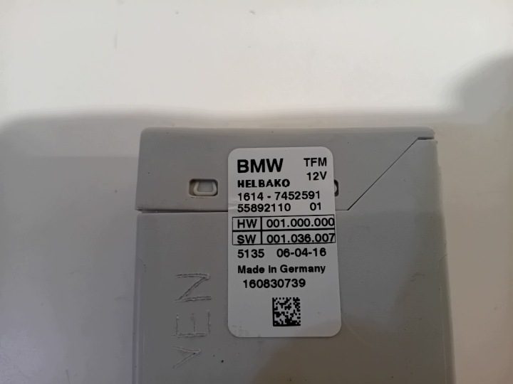 BMW 3 Serie F30 2015 - 2018 Блок управления топливного насоса 7452591, фото 2