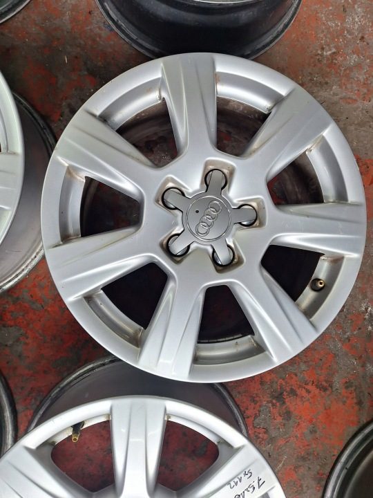 4× Литой диск Audi OE S2 8B S6 C4 Q2 GA Q3 8U 7.0" x 16" 5x112 ET 45, фото 3