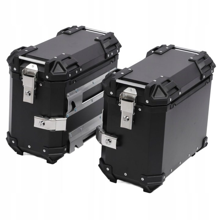 кофры боковой мотоцикла 38L x2 шт. черный, фото 6