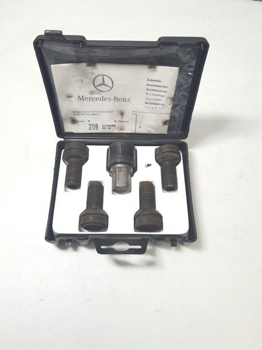 БОЛТЫ ШПИЛЬКИ КОМПЛЕКТ ZABEZPIECZAJĄCY КОЛЕСА MERCEDES WIELE МОДЕЛЕЙ A0019901607, фото 6