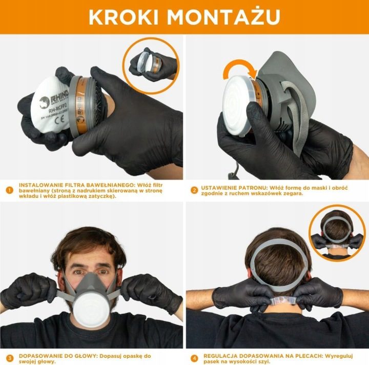 RHINO Smart Solutions Капот przeciw pyłowi и gazowi с углем активированным, фото 2