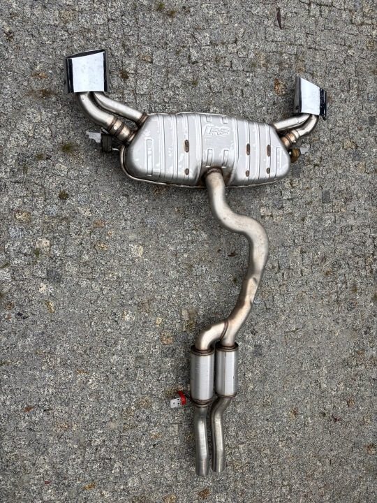 Выхлопная система глушитель 8S0253611E 8S0253181H AUDI TT 8S 2.0 TFSI, фото 3