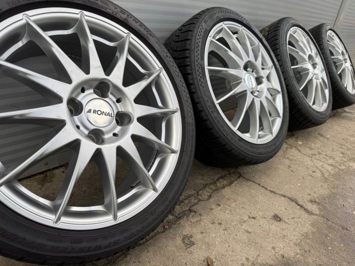 Колеса зимние Ford Fiesta MK8 ST 4x108 MK7 205/45/17 Ronal распродажа, фото 2