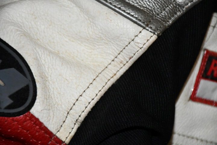 Комбинезон мотоциклетный кожаный мужской POLO кожа защита 52 50 S, фото 6