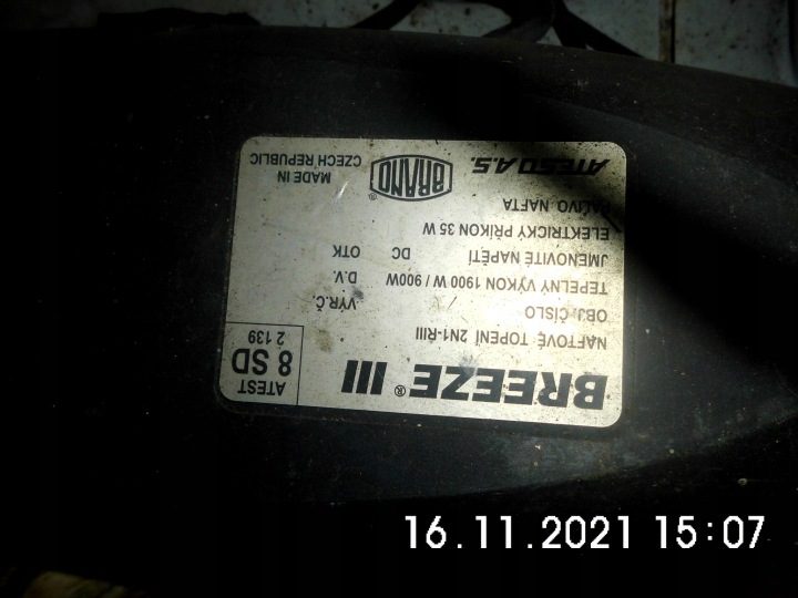 АВТОНОМНЫЙ ОТОПИТЕЛЬ 12V BREEZE III ДЛЯ BUSA, фото 4