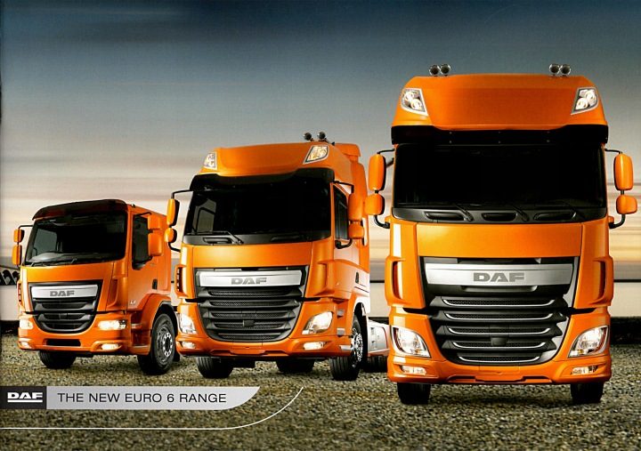 ПРОСПЕКТ DAF. THE NEW EURO 6 RANGE (GAMA PRODUKCYJNA), фото 1