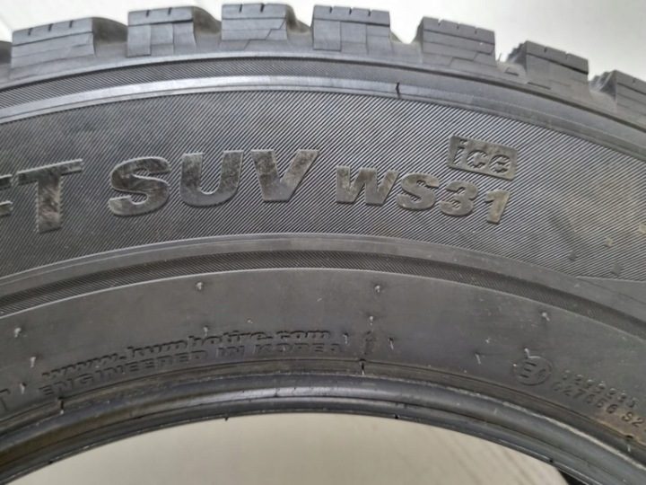 4× Шина зимняя Kumho Wintercraft ВНЕДОРОЖНИК WS31 225/65R17 106 т сцепление на снегу (3PMSF), фото 14