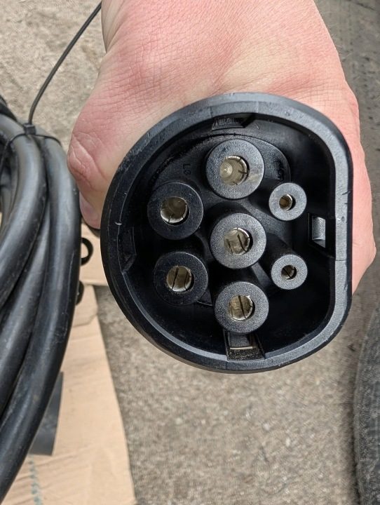Кабель для зарядки тип 2 Pheonix 32A 480V (7.5 Metra), фото 2