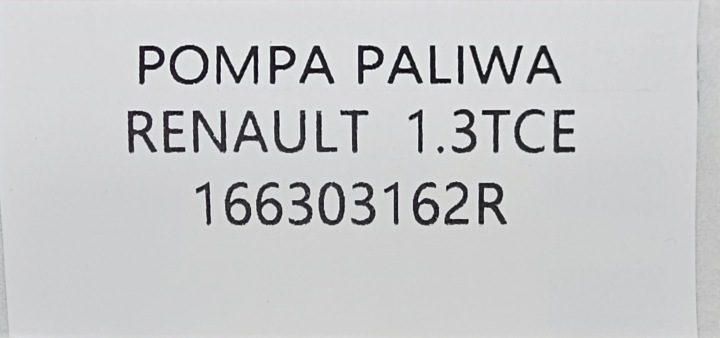 Renault Scenic Megane IV 1.3 TCe ТНВД 166303162R, фото 5