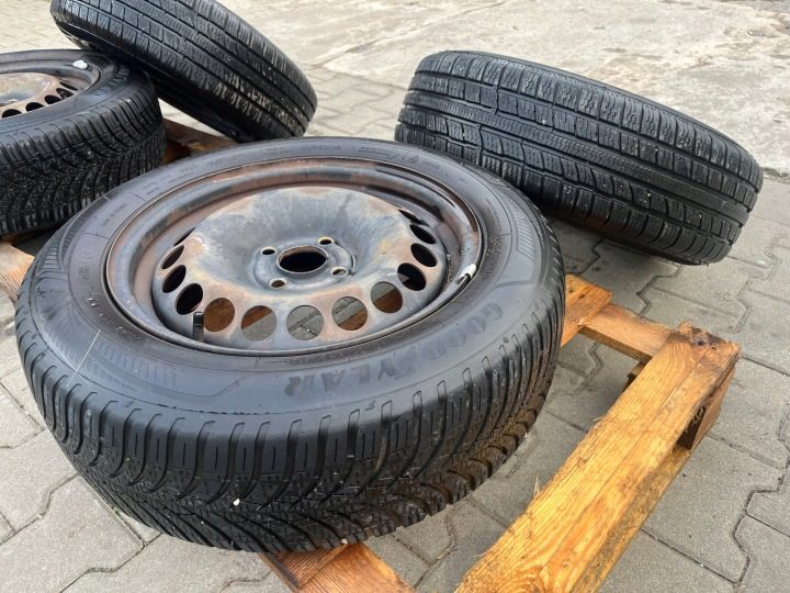 Колесо штампованный диск шина зимняя 185/65R15 R15 4x108 4x комплект ОРИГИНАЛ EUR, фото 16